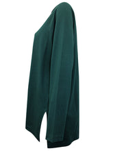 Load image into Gallery viewer, Ladies J.Jill Dark Green Cotton Blend Turtle Neck Top