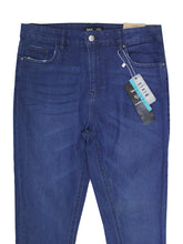 Load image into Gallery viewer, Ladies Blue Diane Distressed Frayed Hem Stretchy Skinny Plus Size Jeans