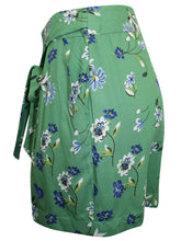 Load image into Gallery viewer, Ladies Aniston Green Floral Print Tie Belt Summer Shorts