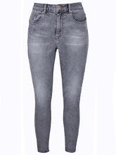 Load image into Gallery viewer, Ladies Grey Chloe Long Length Soft Stretch Skinny Fit Jeans