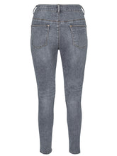 Load image into Gallery viewer, Ladies Grey Chloe Long Length Soft Stretch Skinny Fit Jeans