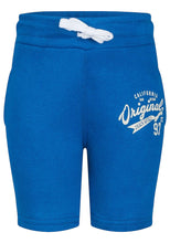 Load image into Gallery viewer, Boys Minoti Blue California Jersey Elasticated Waist Relaxed Fit Summer Shorts