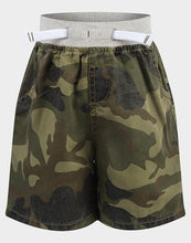 Load image into Gallery viewer, Boys Baby Camouflage Cotton Rib Elastic Waist Drawstring Pull-On Summer Shorts