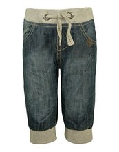 Load image into Gallery viewer, Boys Soul & Glory Blue Wash Ribbed Elasticated Waist Jeans Shorts