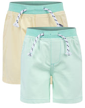 Load image into Gallery viewer, Boys Girls Baby Cotton Elasticated Waist Relaxed Fit Summer Shorts