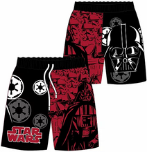 Load image into Gallery viewer, Boys Disney Star Wars Black Red Swimming Shorts