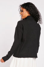 Load image into Gallery viewer, Ladies Roll Neck Knitted Stretchy Longsleeve Jumper