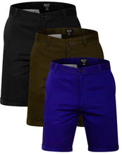 Load image into Gallery viewer, Mens Cotton Rich Skinny Fit Chino Multipocket Summer Shorts