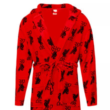 Load image into Gallery viewer, Mens Adult Official Liverpool FC Soft Fleece Hooded Bathrobes
