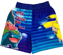 Load image into Gallery viewer, Boys Official Pokemon Elasticated Waistband Swimming Shorts