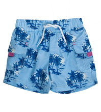 Load image into Gallery viewer, Boys Toddlers Minoti Palm Tree Print Surf Beach Swimming Shorts