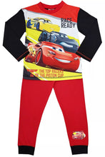 Load image into Gallery viewer, Boys Disney Cars Sublimaton Lightning McQueen Print Longsleeve Pyjamas