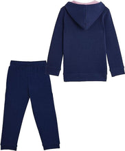 Load image into Gallery viewer, Girls Peppa Pig Navy Blue Unicorn Sequin Tracksuit