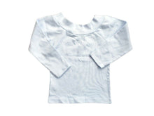 Load image into Gallery viewer, Girls Mint Green Blue Scoop Neck Soft Cotton Rich Longsleeve Top