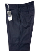 Load image into Gallery viewer, Mens Jack Reid Black Thin Stripes Regular Fit Flat Front Tailored Smart Trouser