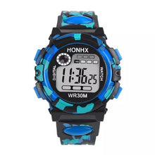 Load image into Gallery viewer, Boys Girls Water Resistant Multifunction Luminous Digital LED Silicone Watch
