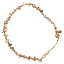 Load image into Gallery viewer, Ladies Gold Plated Double Layer Round Irregular Beads Expandable Bracelet