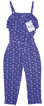 Load image into Gallery viewer, Girls Funky Diva Bird Print Long Strappy Adjustable Waist Tie Belt Jumpsuit