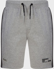 Load image into Gallery viewer, Mens Grey Dissident Contrast Stripe Elasticated Waist Jogging Shorts