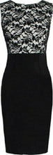 Load image into Gallery viewer, Black Floral Lace Stretchy Sleeveless Bodycon Dress
