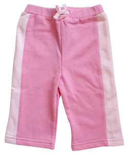 Twin Pack Pink & Brown Elasticated Waist Knee Shorts