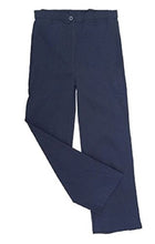 Load image into Gallery viewer, Girls navy straight leg school trousers

