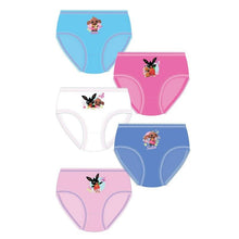 Load image into Gallery viewer, Girls Official Bing Bunny Cotton 5 Pack Knickers