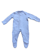 Load image into Gallery viewer, Baby Boys BabyGrow Blue Star Embroidery Striped Romper Cotton Sleepsuits 0-9mths