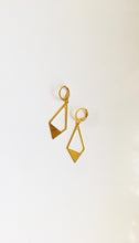 Load image into Gallery viewer, Cut Out Triangle Loop Clip Geometric Dangle Earrings