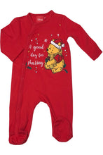 Load image into Gallery viewer, Baby Boys Girls Disney Winnie The Pooh Christmas Baby grow
