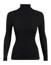 Load image into Gallery viewer, Ladies Ribbed Roll Neck Turtleneck Knitted Pullover Jumper