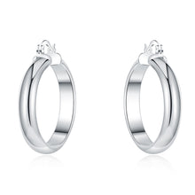 Load image into Gallery viewer, Ladies 925 Silver Medium Hoop Creole Hoop Earrings
