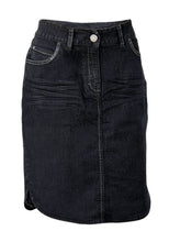 Load image into Gallery viewer, Black Ms Mode Stretchy Sequin Trim Denim Skirt
