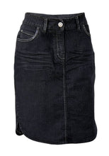 Load image into Gallery viewer, Black Ms Mode Stretchy Sequin Trim Denim Skirt