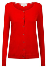 Load image into Gallery viewer, Ladies Orange Lightweight Soft Knit Cardigan