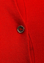 Load image into Gallery viewer, Ladies Orange Lightweight Soft Knit Cardigan