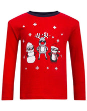 Load image into Gallery viewer, Boys Girls Baby Toddlers Unisex Christmas Character Prints Top & Bottom Pyjamas