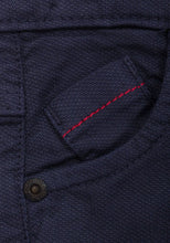 Load image into Gallery viewer, Boys Minoti Navy 5-Pocket Twill Cotton Adjustable Waist Summer Shorts
