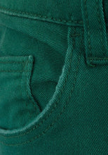 Load image into Gallery viewer, Girls Bottle Green Stretchy Skinny Jeans