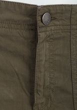 Load image into Gallery viewer, Ladies Hunter Green Turn-Up Cuff Chino Regular Fit Cotton Pants