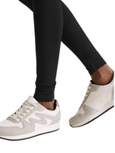 Load image into Gallery viewer, Ladies Black High Waisted Elasticated Stretchy Full Length Leggings