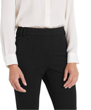 Load image into Gallery viewer, Ladies Black Flattering Zipped Pocket Slim Plus Size Trousers
