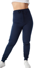 Load image into Gallery viewer, Ladies Navy Ultimate Sweat Soft stretchy Sweatpants Jogging Bottoms
