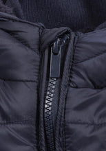 Load image into Gallery viewer, Boys Minoti Navy Hooded Quilted Soft Fleece Lined Warm Winter Coat
