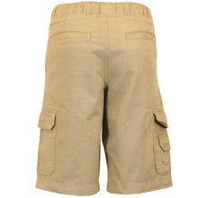 Load image into Gallery viewer, Boys 2 Pack Cotton Cargo Elasticated Waist Summer Shorts