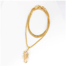 Load image into Gallery viewer, Unisex Gold Crawling Scorpion Pendant Thick Link Chain Necklace