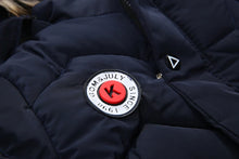 Load image into Gallery viewer, Kids Girls Boys Faux Furry Trim Detachable Hood Winter Coat