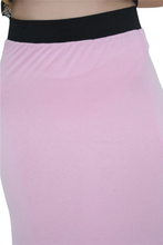Load image into Gallery viewer, Ladies Plain Fitted Jersey High Waisted Bodycon Pencil Skirt
