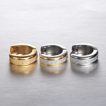 Load image into Gallery viewer, Gold & Silver Titanium Steel Anti-Allergic Small Hoop Earrings
