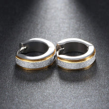 Load image into Gallery viewer, Gold & Silver Titanium Steel Anti-Allergic Small Hoop Earrings